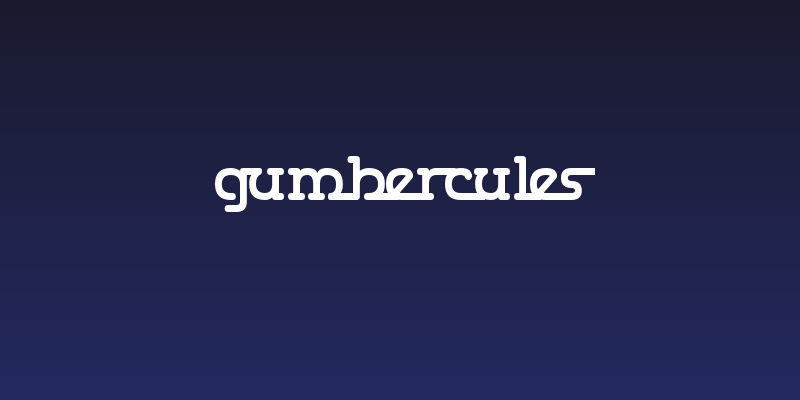 Gumbercules Social Header