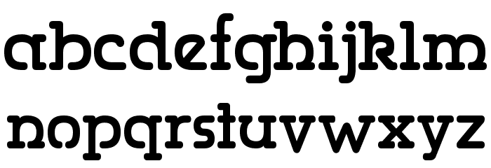 Gumbercules Font LOWERCASE