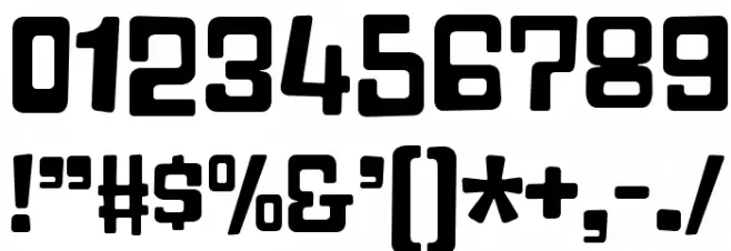GumbleryDEMO Font OTHER CHARS