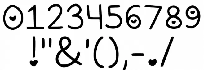 Gumifont Regular Font OTHER CHARS