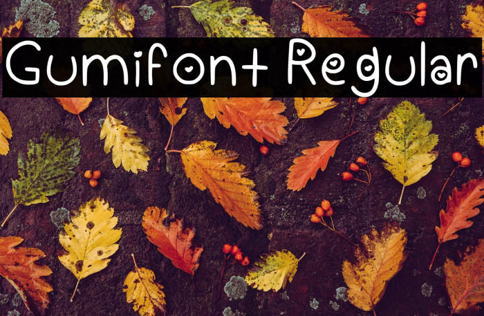 Gumifont Regular Example 2