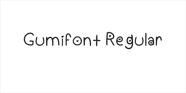 Gumifont Regular Logo