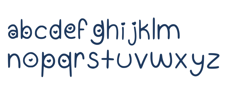 Gumifont Regular Lowercase