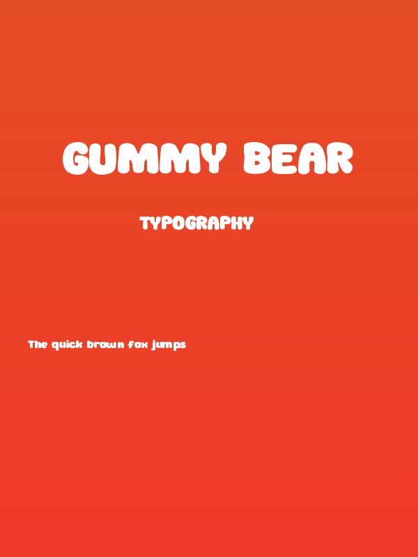Gummy Bear Poster