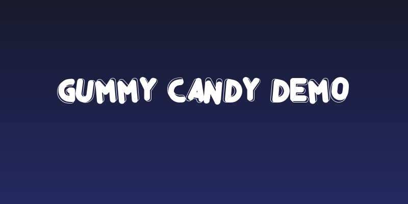 Gummy Candy Demo Social Header