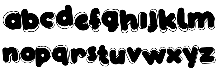 Gummy Candy Demo Font LOWERCASE