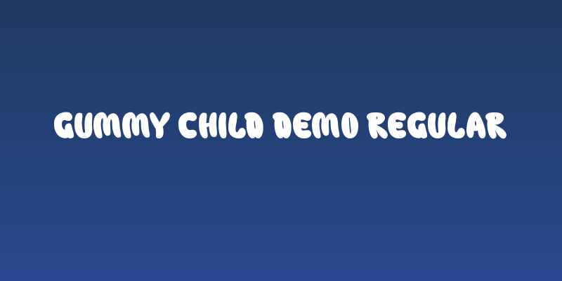 Gummy Child DEMO Regular Social Header