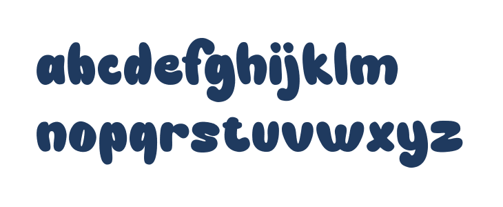 Gummy Child DEMO Regular Lowercase