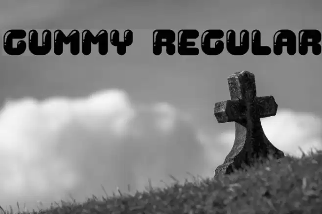 Gummy Regular Font examples