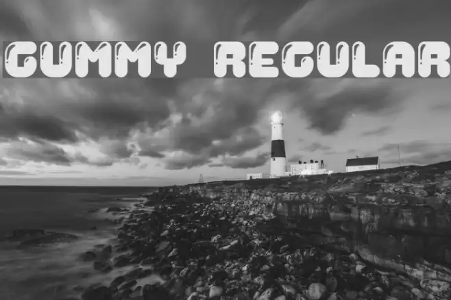 Gummy Regular Font examples