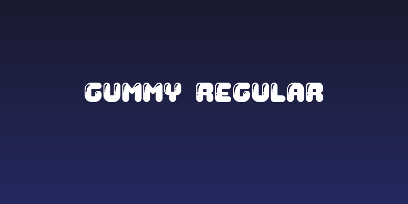 Gummy Regular Social Header