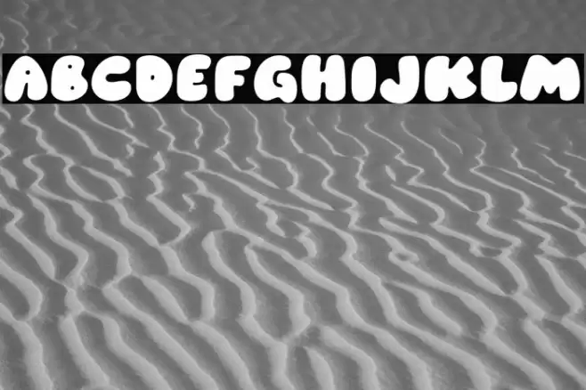 Gummy Sans Polices examples