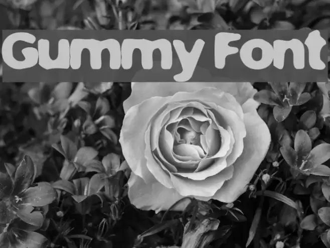 Gummy Font examples