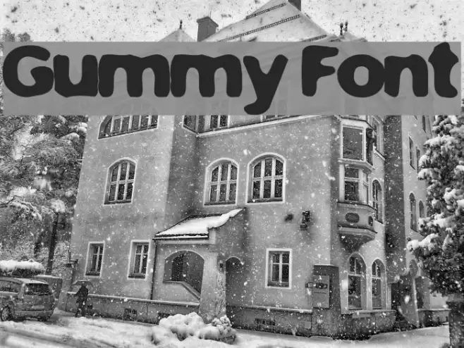 Gummy Font examples
