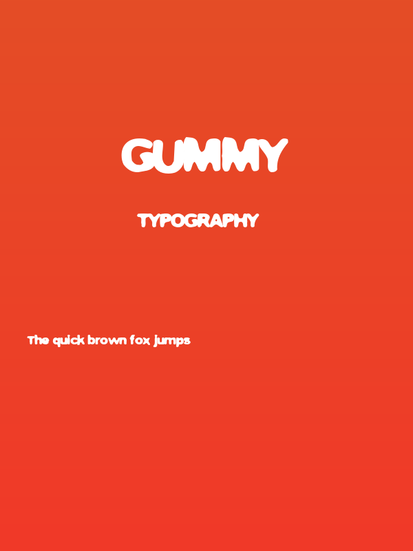 Gummy Poster