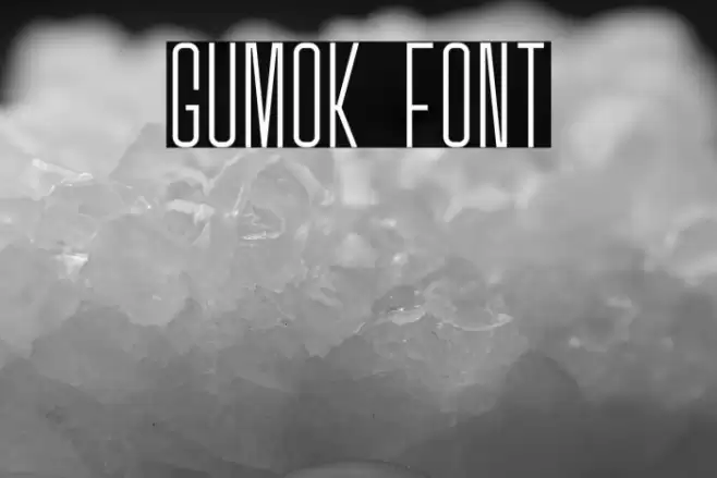 Gumok Font examples