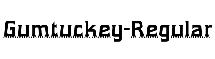 Gumtuckey-Regular  नि: शुल्क फ़ॉन्ट्स डाउनलोड