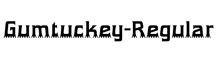 Gumtuckey-Regular Font