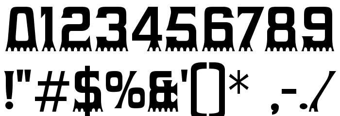 Gumtuckey-Regular Font OTHER CHARS