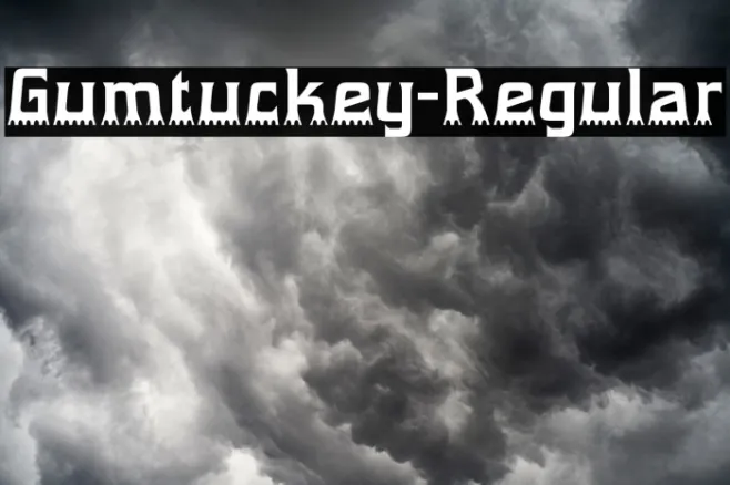 Gumtuckey-Regular Example 1