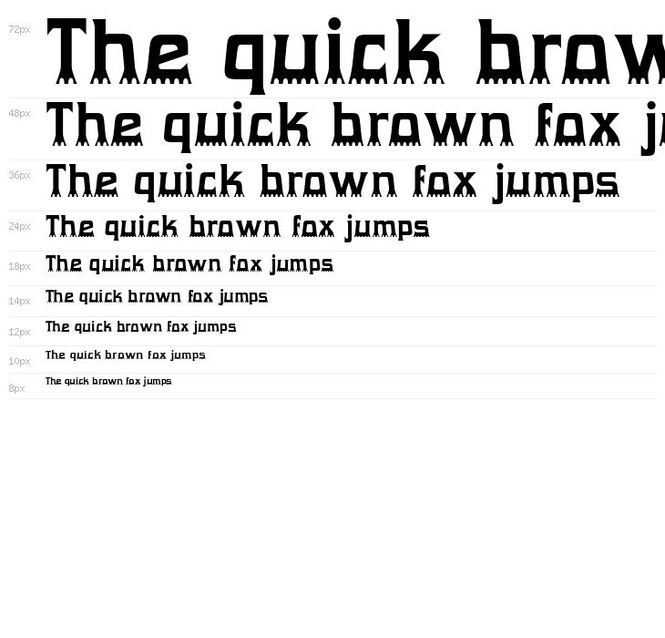 Gumtuckey-Regular Waterfall