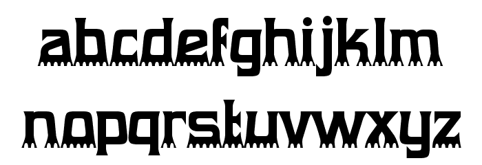 Gumtuckey Font LOWERCASE