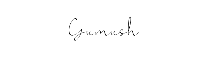 Gumush  免费字体下载