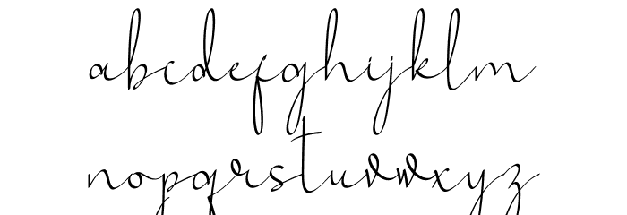 Gumush Font LOWERCASE