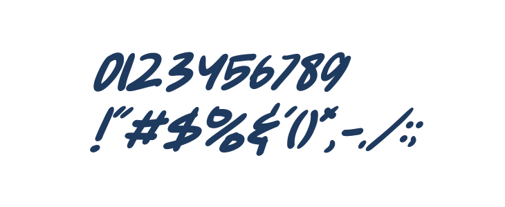 Gumy Monster Italic Other Characters