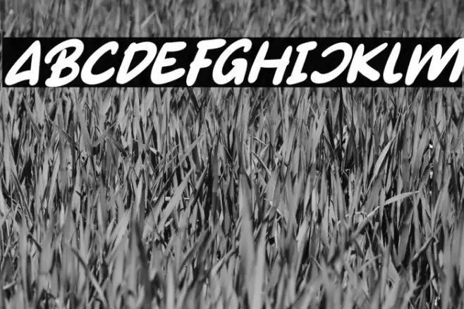 Gumy Monster Italic Font examples