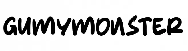Gumy Monster  Frei Schriftart Herunterladen