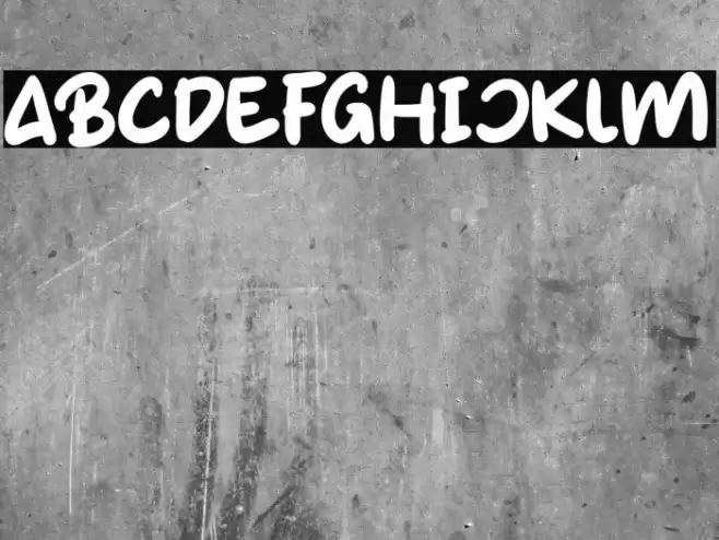 Gumy Monster Font examples