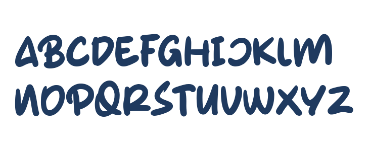 Gumy Monster Lowercase