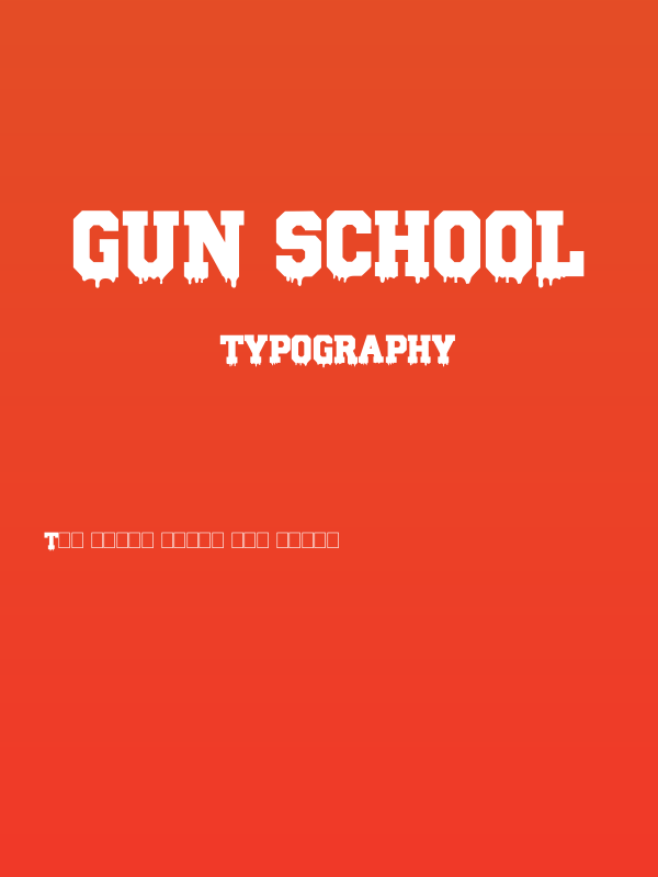 Gun School Poster