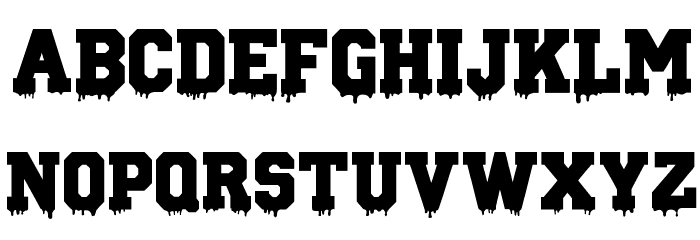 Gun School Font LOWERCASE