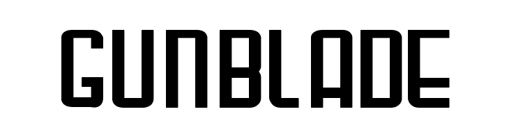 Gunblade  font caratteri gratis