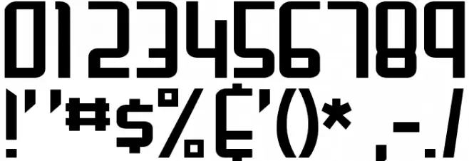 Gunblade Fonte OUTROS PERSONAGENS