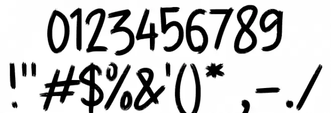 Gundah Font OTHER CHARS