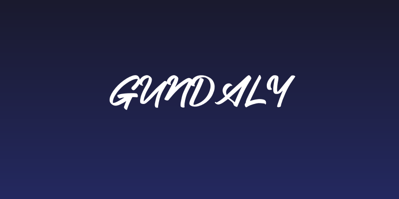 Gundaly Social Header