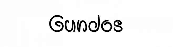 Gundos  baixar fontes gratis