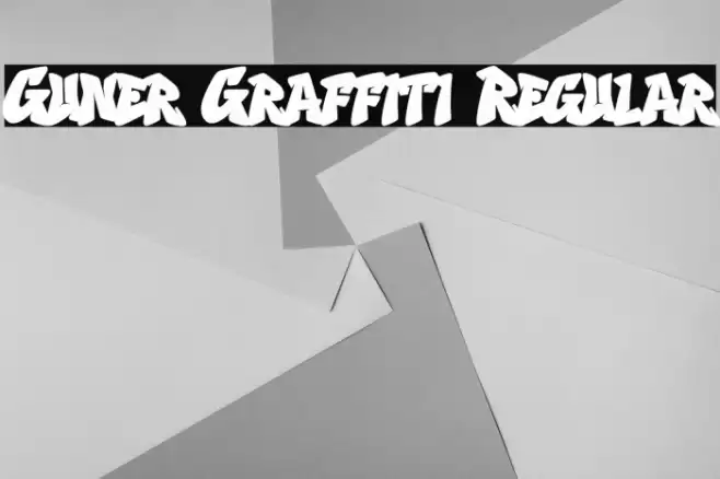 Guner Graffiti Regular Font examples