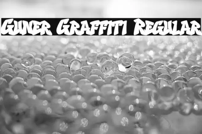 Guner Graffiti Regular Font examples