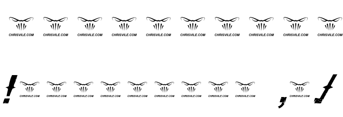 Gunfighter Academy Italic Font OTHER CHARS