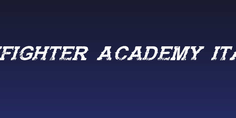 Gunfighter Academy Italic Social Header