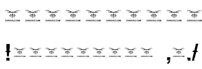 Gunfighter Academy Regular Font OTHER CHARS