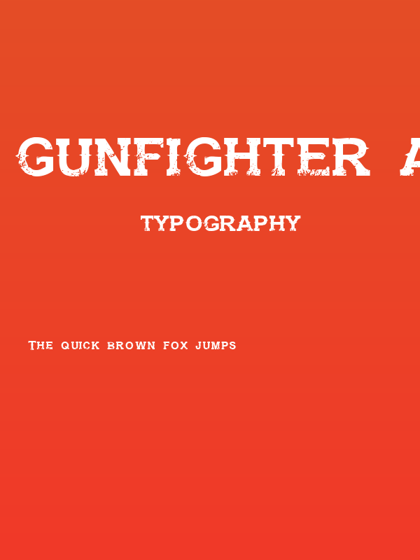 Gunfighter Academy Regular Poster