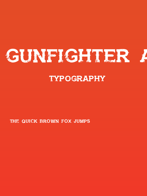 Gunfighter Academy Regular Poster