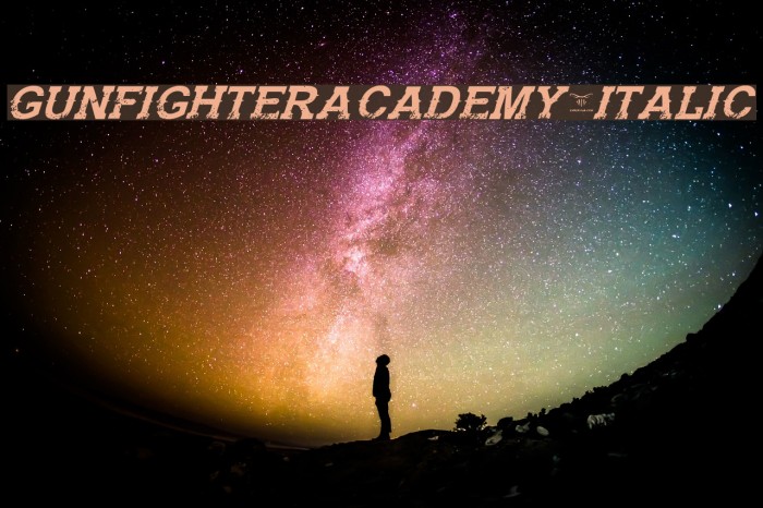 GunfighterAcademy-Italic Example 2