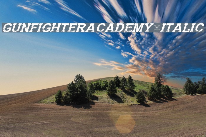 GunfighterAcademy-Italic Example 3