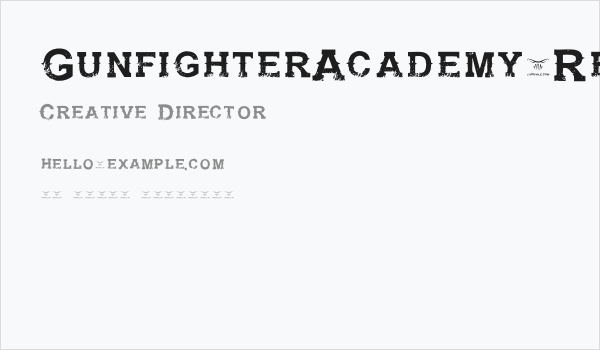 GunfighterAcademy-Regular Business Card